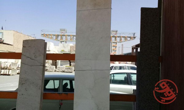 قیمت تراورتن سفید بی موج طبس ۴۰ طولی در فروردین نو